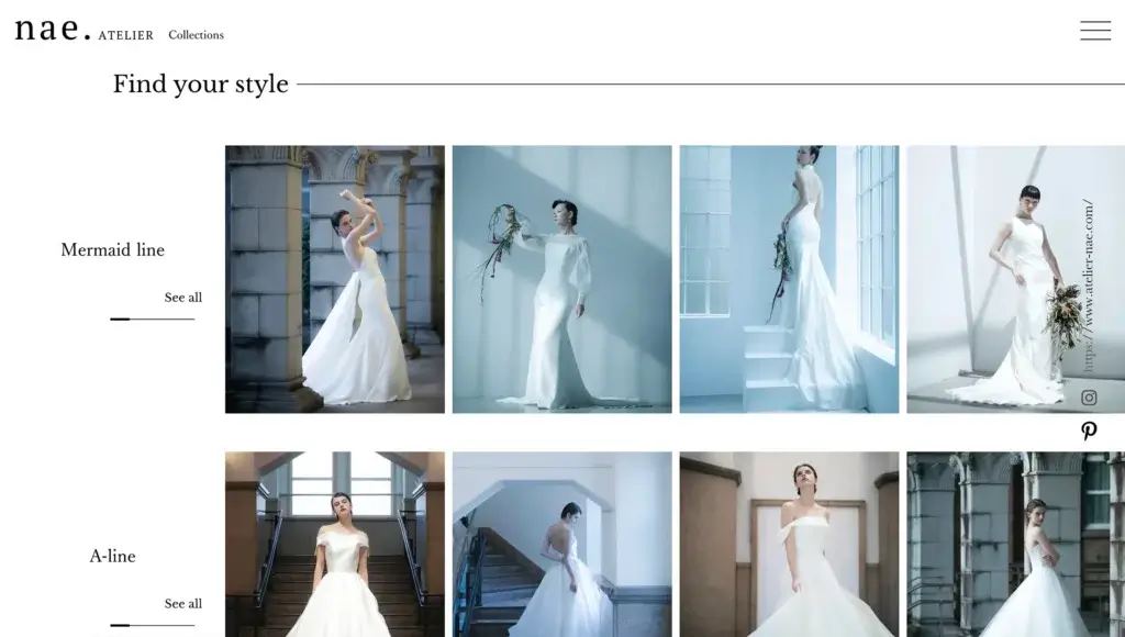 nae. ATELIER Webサイトデザイン